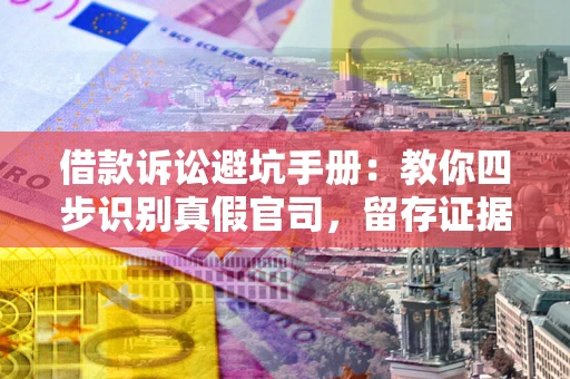 武汉借款诉讼避坑手册：教你四步识别真假官司，留存证据不踩雷
