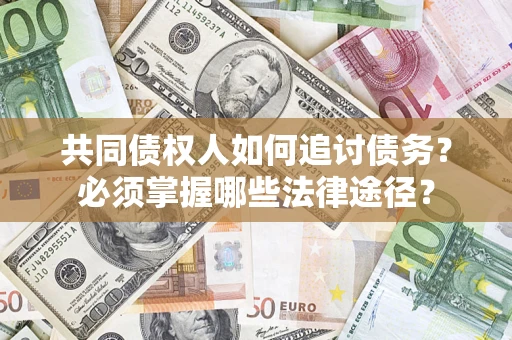 武汉共同债权人如何追讨债务？必须掌握哪些法律途径？