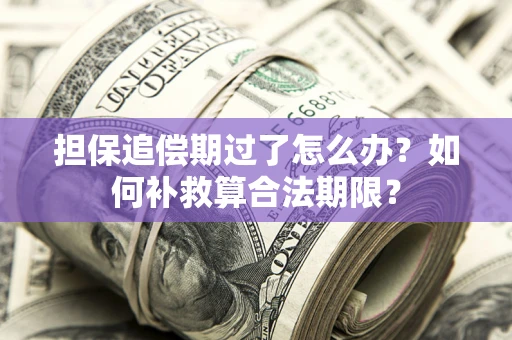 武汉担保追偿期过了怎么办？如何补救算合法期限？