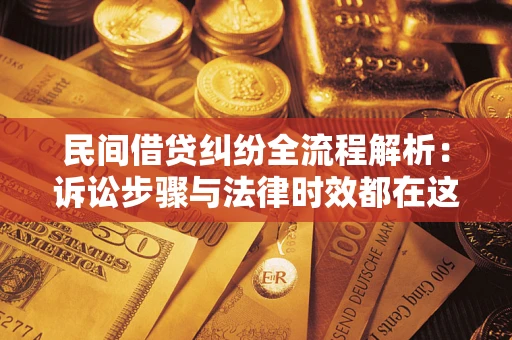 武汉民间借贷纠纷全流程解析：诉讼步骤与法律时效都在这儿了