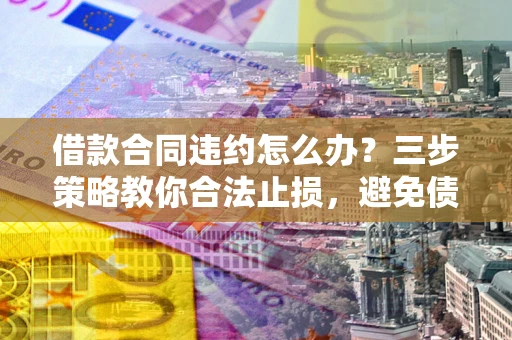 武汉借款合同违约怎么办？三步策略教你合法止损，避免债务危机升级
